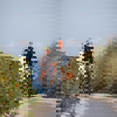 Cykeltur Strand Ved Brug Krediteres Turisthus Nord