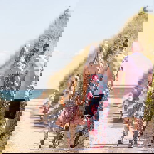 Skagen Sydstrand Camping Skagen Strand Nedgang Solskinsdag