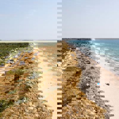 Skagen Sydstrand Camping Skagen Pladsen Drone6