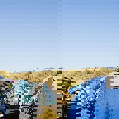 Skagen Sydstrand Camping Skagen Pladsen Telt Himmel