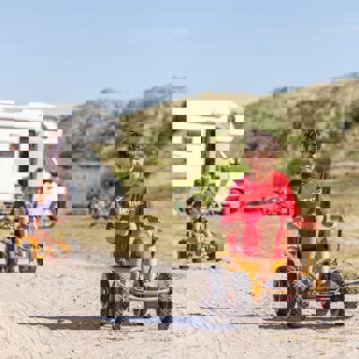 Skagen Sydstrand Camping Skagen Pladsen Mooncar Drenge Race